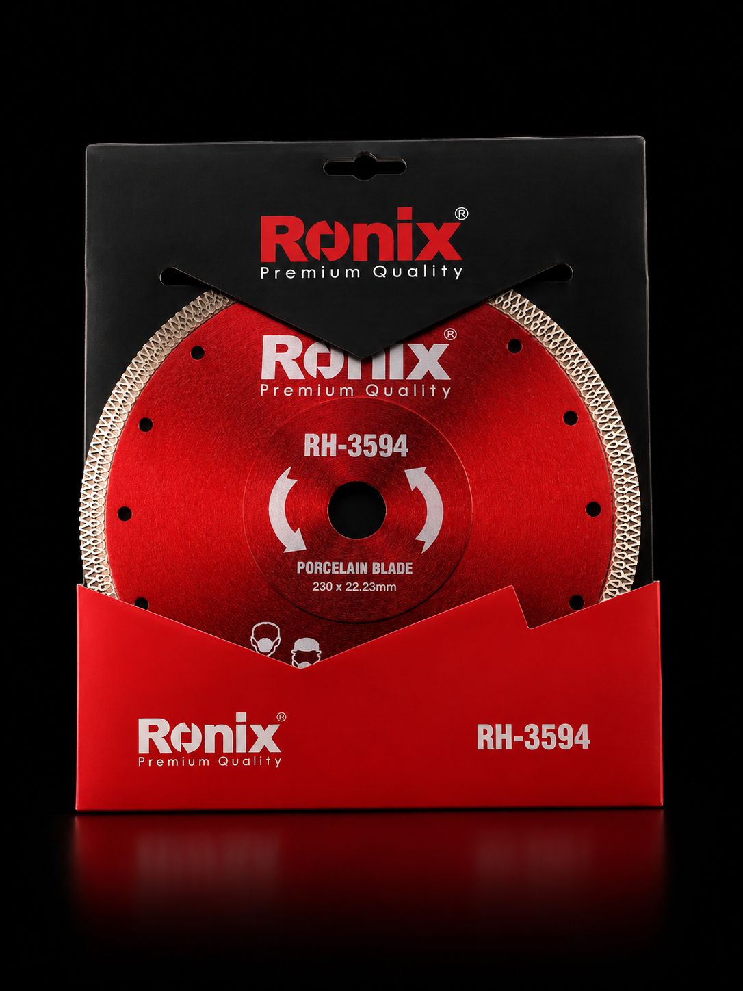 صفحه برش پرسلان رونیکس RH-3594 سایز 230 میلی‌متر (بزرگ)